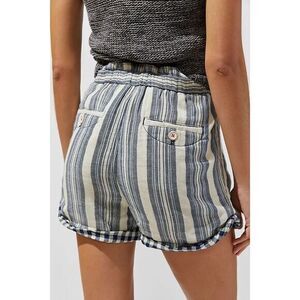 Anthropologie‎ Pilcro NWT Women's Everyday Striped Cotton Shorts Size 32